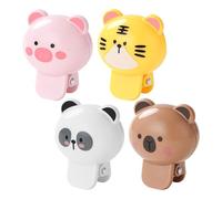 Tooth Brush Cover Head - 4 pièces Dust Proof and Water, Toothbrush Protector with Ventilation Holes, Animal Shape Electric Toothbrush Head Cover | Protective Compact Gadgets for Teens Elderly