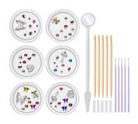 Tooth Crystal Kit Fashionable Tooth Gem Set - Professional Adhesive DIY