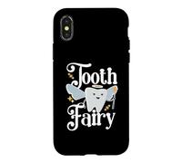Tooth Fairy Funny Halloween Party Dentist Trick Or Treat Coque pour iPhone X/XS