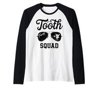 Tooth Fairy Squad Lunettes de Soleil rétro Dentiste hygiéniste Dentaire Manche Raglan