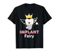 Tooth Implant Fairy Dental Implants Tooth Replacement T-Shirt Graphique avec Valeur, Homme, Noir, XL