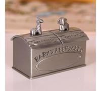 Tooth Keepsake Box - Adorable Animal Design Zinc Alloy Teeth Box | Elegant Memory Organizer for Kids Boys Girls Children Birthday Shower Teeth Holders for Keepsake Collection