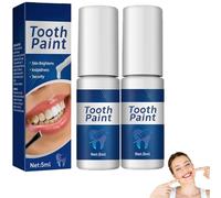 Tooth Paint, Instant Teeth Whitening, Temporary Tooth Whitening Paint, Whitener Painting for Teeth Color Corrector Polish (2pcs)
