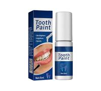 Tooth Paint, peinture de blanchiment des dents, peinture de blanchiment instantané pour les dents, vernis à dents, Portable et Simple (5ml, 1pc)