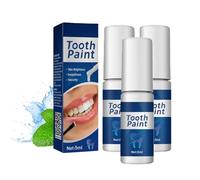 Tooth Paint, peinture de blanchiment des dents, peinture de blanchiment instantané pour les dents, vernis à dents, Portable et Simple (5ml, 3pc)