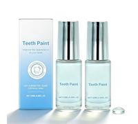Tooth Polish, Polish Dentaire,Teeth Whitening Paint, Formule Naturelle pour Éliminer les Taches de Café, Vin,Thé et Tabac pour un Sourire Plus Éclatant (2pc)