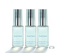 Tooth Polish, Polish Dentaire,Teeth Whitening Paint, Formule Naturelle pour Éliminer les Taches de Café, Vin,Thé et Tabac pour un Sourire Plus Éclatant (3pc)