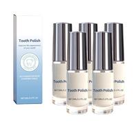Tooth Polish, White Tooth Paint, Instant Natural Teeth Whitening Paint, Portable & Long-Lasting, Gentle Whitening Teeth Care, Easy to Use (5)