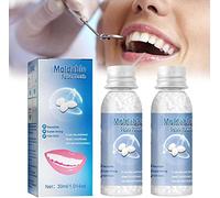 Tooth Repair Granules, Teeth Repair Kit,Moldable False Teeth, Thermal Fitting Beads for Filling Fix The Missing and Broken Tooth Adhesive (2pcs)