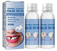 Tooth Repair Granules, Temporary Tooth Repair Kit, Tooth Repair Thermal Beads, Moldable False Teeth, Teeth Repair Kit (2pcs)