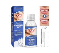 Tooth Repair Kit, Moldable Tooth Replacements Kit, Tooth Filling Repair Kit with 4 Tools, Fixing The Missing and Broken Replacements, Dental Care Kit