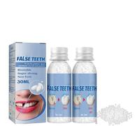 Tooth Repair Kit,Thermal Beads Temporary Teeth Replacement Kit,Fake Teeth Replacement Kits,Dental Repair Kits for Filling Missing and Broken Tooth (2 Pcs)