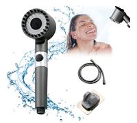 Toothbace Pommeau de Douche 3 Modes Économique d'Eau avec Filtre Anti Calcaire et Massage Anti Calcaire Douchette