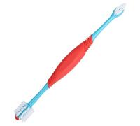 Toothbrush for Dog, Double-Headed Soft Pet Toothbrush, 360-Degree teeth Care with Daily Bathing Support, Home, Travel Outdoor Veterinary, 0.87x8.15 Inches, Multi-Color, 1 Piece