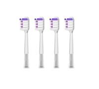 Toothbrush Heads, Compatible with Laifen, LFTB01-S LFTB01-P LFTB01-A | Cushioning-structured spare heads for oscillation-type electric toothbrush handle maintenance(4 purple clean)