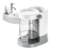Toothbrush Stand - Drain Hole Bathroom Organizer Holder, Fast Drying Toothbrush Holder with Drain Spout, Countertop Storage Stand | Bathroom Organizer for Home Travel RV Apartment Shower Toilet Use