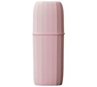 Toothbrush Travel Case - Protective Case Toothbrush Head | Portable Toothbrush Case | Toothbrush Organizer Box | Compact Container Toothbrush Holder Cup for Business Trip, Bathroom, Travel, rose, Fare