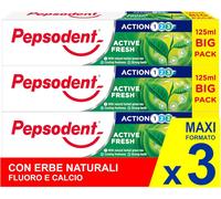 Toothpaste 125ml Active FreshWith Natural Herbs And Green TeaBig Pack (Pack Of 3x125ml)