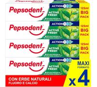 Toothpaste 125ml Active FreshWith Natural Herbs And Green TeaBig Pack (Pack Of 4x125ml)