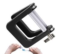 Toothpaste Squeezer, Aluminum Toothpaste Dispenser, Heavy Duty Rolling Tube Wringer with Ergonomic Handle, Bathroom Organizer for Hair Dye Cream Ointment Paint Adhesive, Easy Squeeze Tool for Daily Us