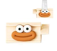 Toothpaste Squeezer - Manual Tube Press for Bathroom | Stainless Steel Roller with Easy Grip Handle, Efficient Toothpaste Dispenser and Cream Squeezer for Home or Travel Use 3.54x1.38x1.34 in