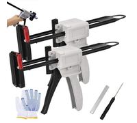 Toothpaste Tube Glue Gun, 704 Universal Glue Dispenser, Tube Squeezing Machine Dispenser Glue Gun Extruder for Sealant and Repair Tool Applications (2pcs)