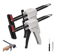 Toothpaste Tube Glue Gun, Universal Manual Toothpaste Squeezer Tube Gun, 704 Universal Glue Dispenser, for Creams, Toothpaste, and Adhesives (2-PCS)