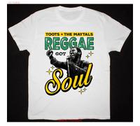 Toots The Maytals Reggae Got Soul T-shirt blanc S 5XL JU647 vintage lavé confortable légèrement graphique streetwear polyvalent army green