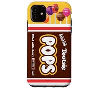Tootsie Roll Pops Vintage Wrapper Ad with Illustration Candy Coque pour iPhone 11