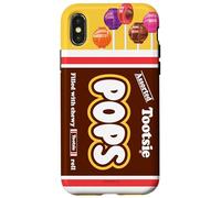 Tootsie Roll Pops Vintage Wrapper Ad with Illustration Candy Coque pour iPhone X/XS