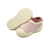TootyTots Chaussures de course pour bébé garçon et fille | Semelle antidérapante | Design à enfiler | Maille tricotée respirante | Semelle souple pour l'intérieur et l'extérieur, K139 Rose, 20 EU