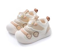 TootyTots Chaussures de course pour bébé garçon et fille | Semelle antidérapante | Design à enfiler | Maille tricotée respirante | Semelle souple pour l'intérieur et l'extérieur, K139 Kaki, 20 EU