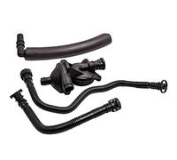 TOOWGM Tuyau de soupape de séparateur d'huile d'évent de reniflard de carter pour BMW E46 E90 E91 E81 E83 X3 Z4 N42 N46 316i 318i OEM 11617503520 11157533346 11157503524 11157503523