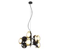 TOOY lampe à suspension MUSE 554.13 (Laiton brossé - verre et métal)