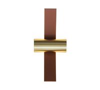 TOOY lampe murale applique NASTRO 563.43 (Terre cuite / Laiton brossé - Aluminium et métal)