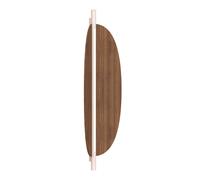 TOOY lampe murale applique THULA 562.42 (Noyer Canaletto et beige - Bois et aluminium)