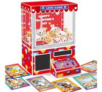 TooyBing Lot de 33 boîtes de Saint-Valentin pour enfants et école avec griffe à faire soi-même, jolie boîte aux lettres pour échange de cartes de classe, cadeau de fête artisanale pour garçons et