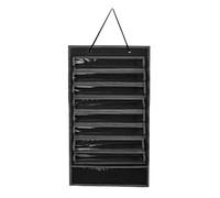 TOOYFUL 1Pc Arts Martiaux Taekwondo Karaté Ceinture Présentoir Feutre Réutilisable pour 8 Ceintures et 5 Médailles, Noir