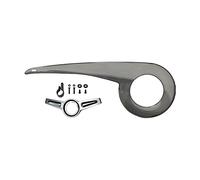 TOOYFUL Garde-chaîne Vélo pour 38-40T, Protection de Chaîne de Vélo, Légers et Faciles à Installer, Couverture de Pignons de Vélo pour Camping, Vélo, Cyclisme, Boucle Argent + Queue
