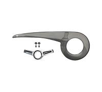 TOOYFUL Garde-chaîne Vélo pour 38-40T, Protection de Chaîne de Vélo, Légers et Faciles à Installer, Couverture de Pignons de Vélo pour Camping, Vélo, Cyclisme, Argent