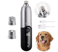 Toozey Coupe Ongle Chien et Chat - 4 LED, Super Silencieux (40dB), 3 Vitesses, Batterie Longue Durée de 7.5h, Rechargeable USB