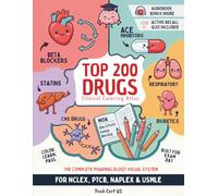 Top 200 Drugs Clinical Coloring Atlas: Master Pharmacology Faster with MOA, Onset, Peak, Duration, Side Effects & Dosages. NCLEX, PTCB, NAPLEX & USMLE