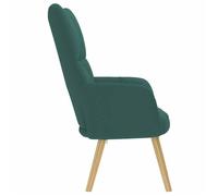 ""TOP 2026"" Chaise de relaxation - Fauteuil 1 place - Vert foncé Tissu - 61.5x69x95.5 cm FF4492
