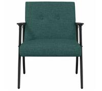 ""TOP 2026"" Chaise Relax - 1 place Fauteuil - Vert foncé 59x75x78 cm tissu FF5112