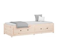 (TOP 2026)Structure de Lit de jour - Meuble de chambre - Sommier à Lattes - 1 personne - sans matelas - 90 x 200cm bois de pin massi