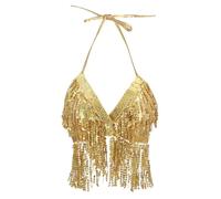 Boland - Festival Top, T-shirt, haut sexy pour la disco ou la fête, costume pour le carnaval et la fête à thème