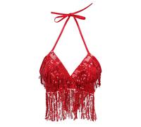 Boland - Festival Top, T-shirt, haut sexy pour la disco ou la fête, costume pour le carnaval et la fête à thème