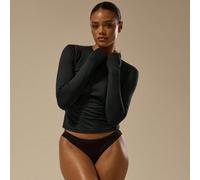 Top à manches longues col rond ajusté, doux au toucher. Essentiel basique décontracté pour le printemps et l'été, idéal pour les vacances L,M,S,XL,XSTissu tricoté