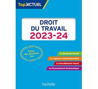 Top actuel Droit du travail 2023 - 2024