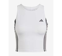 Top adidas On the run 3S blanc pur noir femme - L